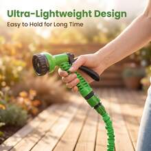 Expandable Telescopic Garden Hose 25-100FT Kit, Leak Proof Flexible Water Hose With Multi Function Sprinkler Nozzle For Outdoor Gardening & Car Cleaning - Water-filling Expansion Garden Hose - View 10