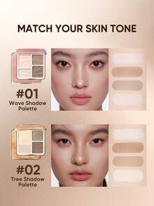 JUDYDOLL HIGHLIGHT&CONTOUR 9g Highlighter & Contour Palette - 02 Plant Shadow Palette - View 5