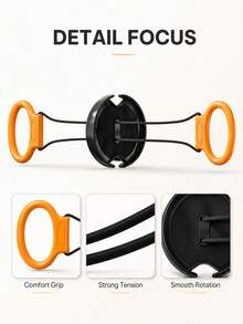 Flywheel Resistance Trainer, Provides Damping Sensation During Pulling And Retracting, Compact And Portable, Foldable For Storage, Unisex, Suitable For Home, Outdoor, Yoga And Gym Use - Multicolor - View 4