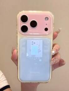 韓系高級夏季多巴胺果凍色塊 Zuo Li 手機殼，適用 17 Pro Max、Apple 16 新機、15 Pro，女款 16pm 極簡個性化 17 全包覆 Pro 防震 - 藍色 - 查看 2