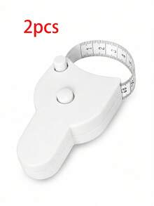 Automatic Retractable Portable Self-Test Tape Measure, Professional Retractable Waist Measurement Tape, Fitness Home Soft Leather Tape Measure, Metric & Imperial Dual-Sided, Mini 3-Inch Automatic Card-Style Tape Measure, One-Click Precise Measurement Tool - A - View 17