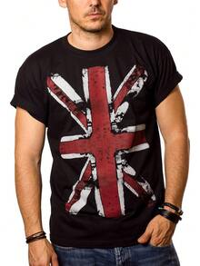 Men T-Shirts - 黑色 - 查看 5