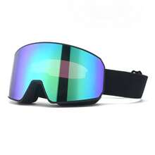 Winter Adult Ski Goggles, Double Layer Anti-Fog Ski Goggles, Suitable For Snowboard/Ski, Full Frame High Definition Wide Field Of View Outdoor Sports Eyewear - Multicolor - View 13