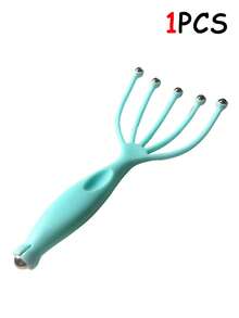 1pc Head Massage Comb Roller Ball Five-Claw Scalp Massager Octopus Head Scratcher Scalp Clearing Head Therapy Relaxation Comb - Multicolor - View 8