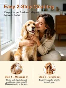Oivolii Oatmeal Waterless Shampoo For Dogs, Quickly Cleans And Conditions Coat, Neutralizes Odor, No Rinse Needed. Gentle Oatmeal Formula Keeps Pets Fresh Between Baths. Suitable For Cats And Puppies. 2.03 Fl Oz. - 60ml - View 7