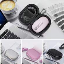 1pc Mouse Storage Bag, Multi-Function Data Cable Organizer Box, Digital Accessories Storage Pouch, Anti-Collision Power Bank Plug And Mouse Protective Case, Wireless Mouse Storage Box Protective Cover Portable Bag, Hard Shell Design For Safer And More Effective Protection Of Mouse And Electronic Accessories, Ideal Gift Choice - Hard Shell - View 3
