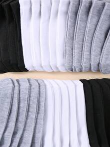 30雙兒童春夏超薄透氣休閒短襪 - 彩色 - 查看 3