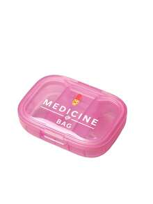 十字與「Medicine」印花醫療包，便攜極簡藥丸收納盒，3格設計，適合居家與旅行，防水防潮迷你藥盒，可用於存放、戒指及其他小物品，適用於旅行收納、旅行容器、辦公室等多種場景，開學季、教師節與醫生朋友的完美禮物 - 彩色 - 查看 17