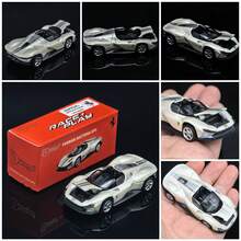 Burago 1:64 比例壓鑄汽車模型 Ferrari 創意口袋車模型玩具人偶 禮物 - 彩色 - 查看 9
