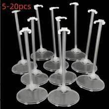 5/20pcs Transparent Display Stand | Durable & Modern | No Power Needed, Suitable For Home & Office Decor, Doll Stand (Random Style) - Clear - View 14