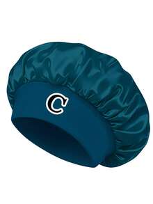 1PC Green Bonnet With 26 Letters Print, Wide Brim Sleep Cap For All Hairstyles, Soft Hair Care Shower Cap Multifunctional Hair Accessory. - Green SM06 1PC - View 17