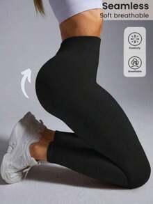 Women Sports Leggings - 石油/葡萄酒 - 查看 4