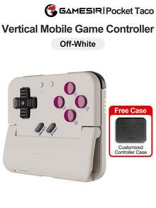 GameSir Pocket Taco Retro Gaming Controller IOS Android Phone Mobile Gamepad For Switch 2/1 Via Bluetooth Connection Vertical Handheld Gaming Experience Portable 600mAh Battery Lightweight Off White And Atomic Purple - View 13