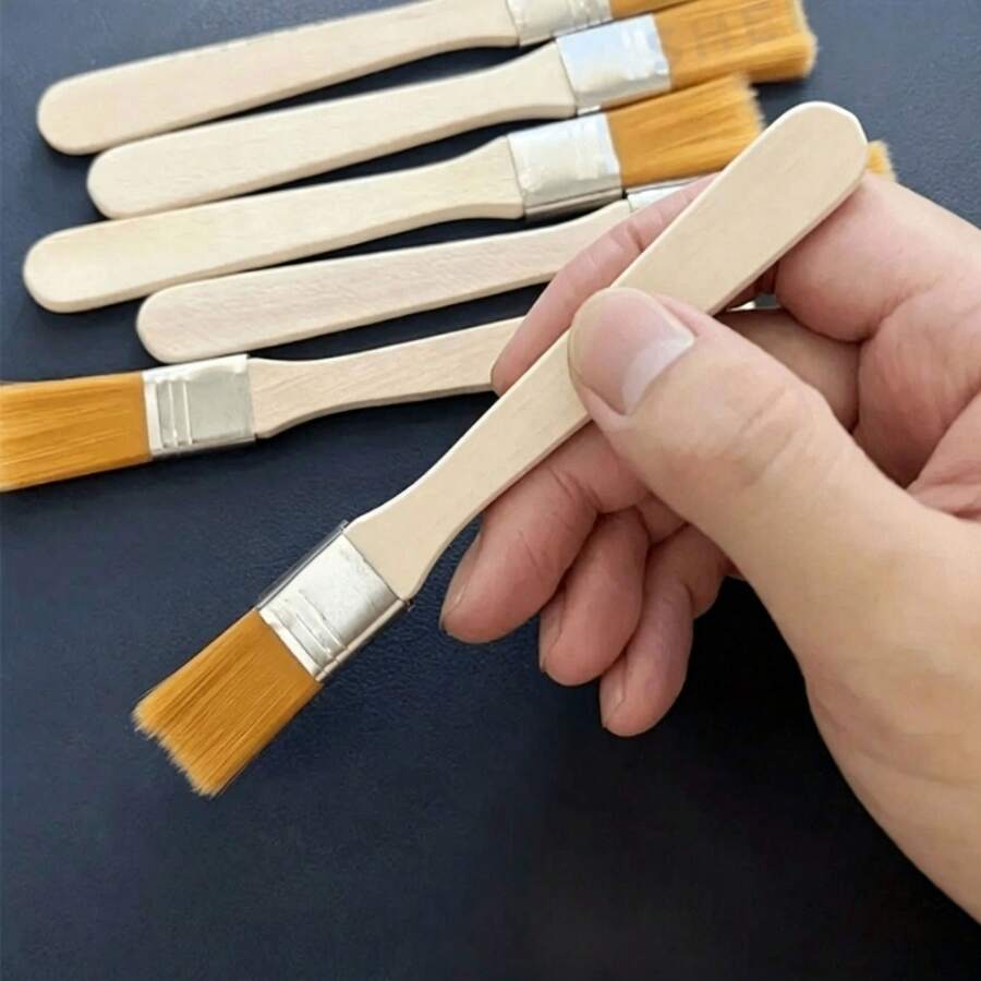 6pcs Multi-Function Brush Set, Back To School Essentials, School Supplies - Nylon Paint Brush - View 1