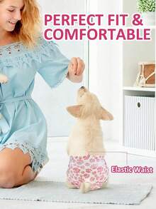 8pcs Disposable Pet Diapers, Soft Material Non-Irritating To Pet Skin, Specially Designed For Pets In Heat, A Thoughtful Gift For Your Pets - Multicolor - View 9