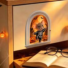 1/5pcs Halloween Cute Mouse Hole Wall Sticker, Cute Animal Pattern, Waterproof PVC Self-Adhesive, Suitable For Living Room - Bedroom - Kitchen - Entrance - Wall Corner Decoration, Halloween Decoration - Mouse Hole Sticker - View 8