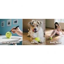Tennis Balls 6 Pack Training Tennis Balls,High Elasticity Practice Tennis For Beginner, Exercise Playing Balls For Pet Dog HVV5 - 6pcs - View 2