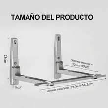 Microwave Oven Stand - Silver - View 6