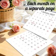 Cute Kitten Calendar, With Birthday And Anniversary Records, Fun Illustrations, 12 Months, A Birthday And Back-To-School Gift For Your Loved One, Holiday Gift, Stationery. - XJ-921 - View 7