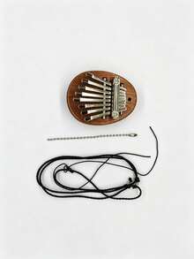 實木 8 音迷你拇指琴 Kalimba 五指便攜式初學者手指鋼琴音樂樂器 - 彩色 - 查看 15