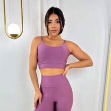 Women Sports Sets - 紫羅蘭色 - 查看 2