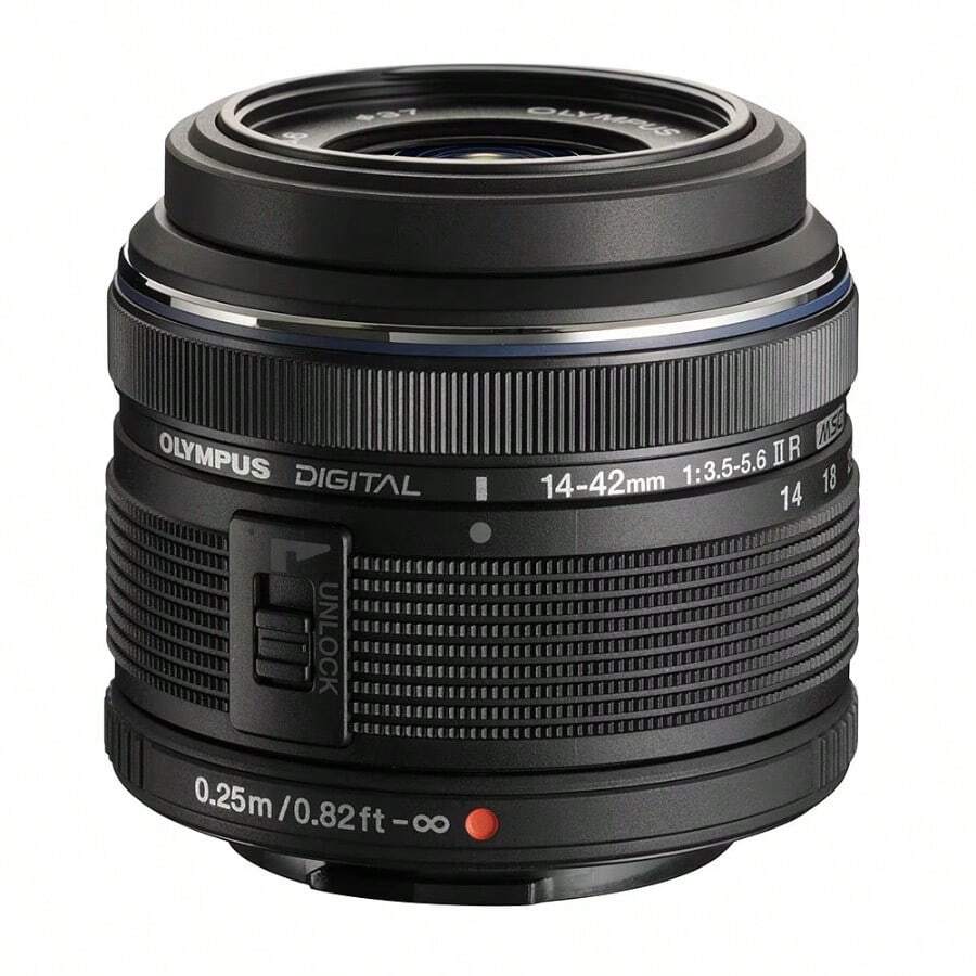 Reconditioned Olympus M.Zuiko Digital ED 14-42mm II R Lens Black Edition Kit - View 1