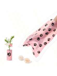24/16/12/6/3/1 Rolo de Sacos para Resíduos de Animais de Estimação, Sacos de Lixo para Animais de Estimação à Prova de Vazamento, Adequado para Passeios com Cães, Camping e Suprimentos para Animais de Estimação. Variações de Lote Podem Resultar em Cores de Rolo Aleatórias e Padrões de Impressão de Patas - Vários estilos - Visão 3