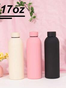 1個 500ml/16.9oz 保溫隨行杯附手把,大容量不鏽鋼水壺,適合戶外運動 - 彩色 - 查看 10