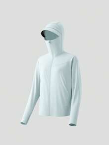 Beneunder Women's Cooling Sun-Protective Jacket (Loose Fit) AL010 - Baby Blue - View 8