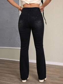 Women Jeans - 燧石 - 查看 4
