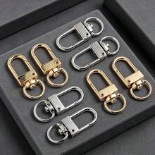 25/50pcs Multi-Color Rotating Door Keychains, Metal Clasps, Suitable For Jewelry Accessories And DIY Keychain Jewelry Making - Keychain - View 7