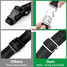 1pc Premium Pet Car Safety Belt, Adjustable Headrest Leash With Chest Harness Buckle, Suitable For Small And Medium Dogs, Essential For Self-Driving Trips - Multicolor - View 3