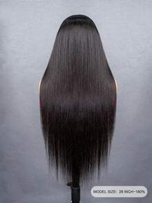 ISEE Hair Straight Invisi Draw-Strings 360 Lace Frontal Wig Wear Go Bleached Knots Natural Color 14-26 Inch 180% Density Soft & Silky Natural Scalp Look Pre-Plucked Hairline Ready To Wear For Women - SNatural - View 5