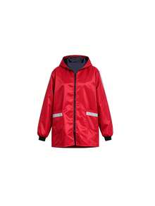 Hooded Waterproof Apron, Practical Minimalist Panda Print Design, Windproof And Oil-Resistant, Reflective Strip For Safety, Suitable For Cooking, Cycling, And Daily Chores! - Women's Raincoat - View 13