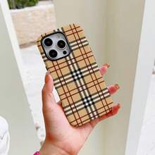 [24h Versand aus DE/FR/ES] Handyhülle: Klassische Preppy-Musterhülle für iPhone 17 16 16E 15 14 13 12 11 Pro Max Air X XR XSMAX 8 7 Plus, zweischichtige, stoßfeste PC-Rückabdeckung. Geeignet für Apple 17/16/15/14/13/12/11/X-Serie und  S21/S22/S23/S24/S25/S26, ,  und andere Modelle. - Abbildung 1 Stück - Übersicht 1