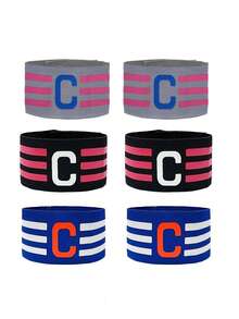 Football Sports Accessories Anti-Slip Captain C Armband Sleeve Patch Green Yellow Blue Orange Red Fuchsia 6 Colors Available - Multicolor - View 20