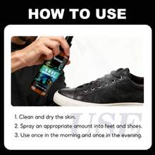 Plant-Powered Foot & Shoe Deodorant Spray, Natural Odor Eliminator With Tea Tree & Mint, 100ml - Tasteless - View 6