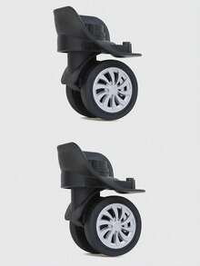 2pcs/4pcs Trolley Suitcase Universal Wheel Accessories Suitcase Repair Wheels Suitcase Universal Wheel, Luggage Accessories Universal Wheel Suitcase Casters Cloth Suitcase Suitcase Wheels Suitcase Accessories Replacement Trolley Wheel, Suitcase Wheel Accessories Trolley Suitcase Classic Rollers Suitcase Replacement Wheel Travel Accessories. - 黑色 - 查看 8