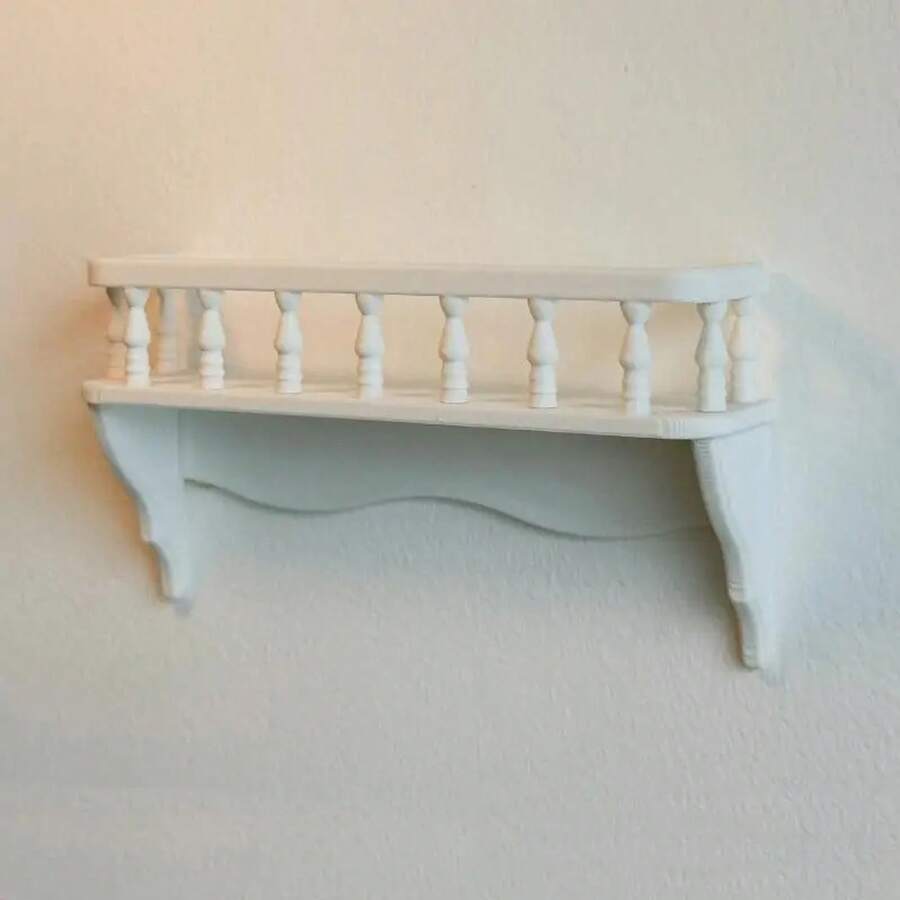 1/5 Piezas de Accesorios para Modelos en Miniatura, Estante de Almacenamiento Montado en la Pared para Casa de Muñecas a Escala 1:12, Decoración de Escenas IRPA - A2 L - Ver 1