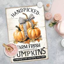 2/4/48pcs Autumn Series Farm Fresh Pumpkin Minimalist Text Pattern Printed Kitchen Towels - Super Soft, Highly Absorbent Polyester Dish Cloths And Hand Towels, Perfect For Holiday Decor, Kitchen Decor, Party Decor - Multicolor - View 9