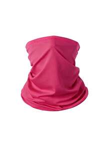 1pc Unisex Solid Color Balaclava Face Mask, Ski Mask, Football Sports, Lightweight, Sun Protection, Cycling - Multicolor - View 16