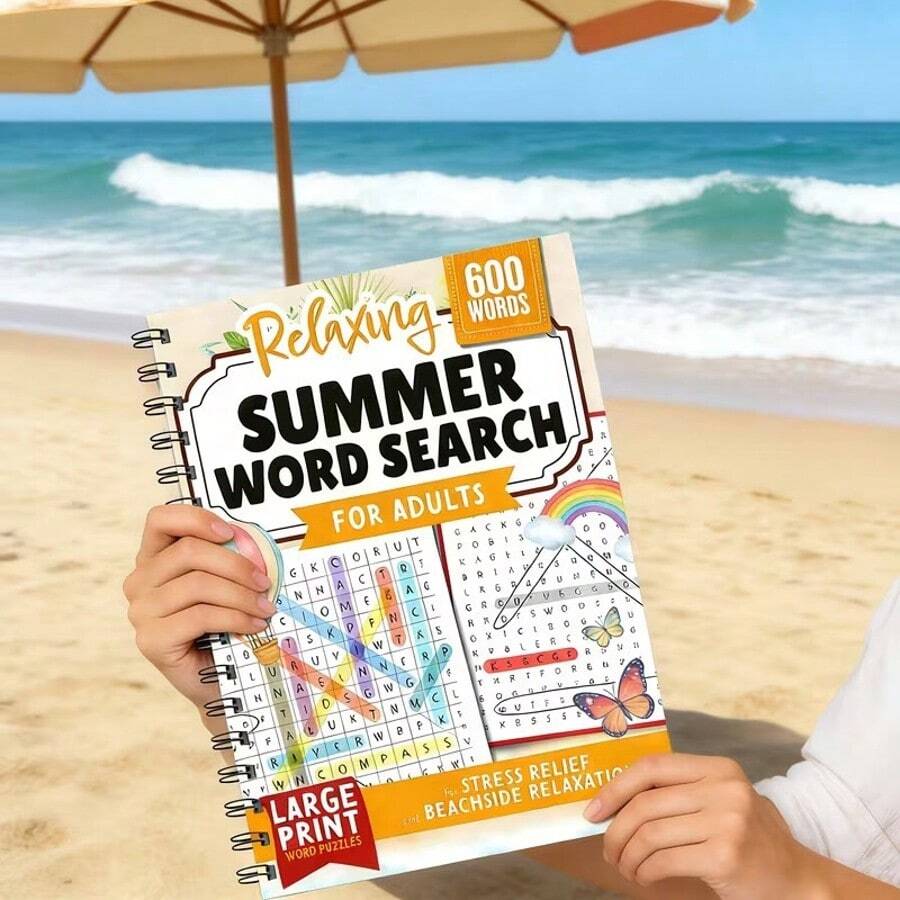 1pc Summer Vocabulary Notebook Writing Book Coloring Book Painting Book ...