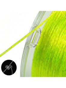 Fishing Line 0.25 Mm * 500 M 13 Kg Yellow Fluo Monofilament For Feeder, Carp And Float Fishing, Abrasion Resistant Low Memory Line With Strong Knot Performance And Long Casting Accuracy, High Visibility Main Line For Freshwater Fishing, Bottom Rigs - Butterfly - View 2
