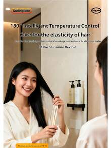 Alat Pelurus/Pengeriting Rambut Mini Nirkabel 2-in-1, Alat Penata Rambut Bertenaga USB, Sikat Pelurus Mini Portabel untuk Perjalanan, Cocok untuk Perjalanan, Penggunaan di Rumah, Salon, Hadiah Sempurna untuk Liburan - MultiWarna - View 4