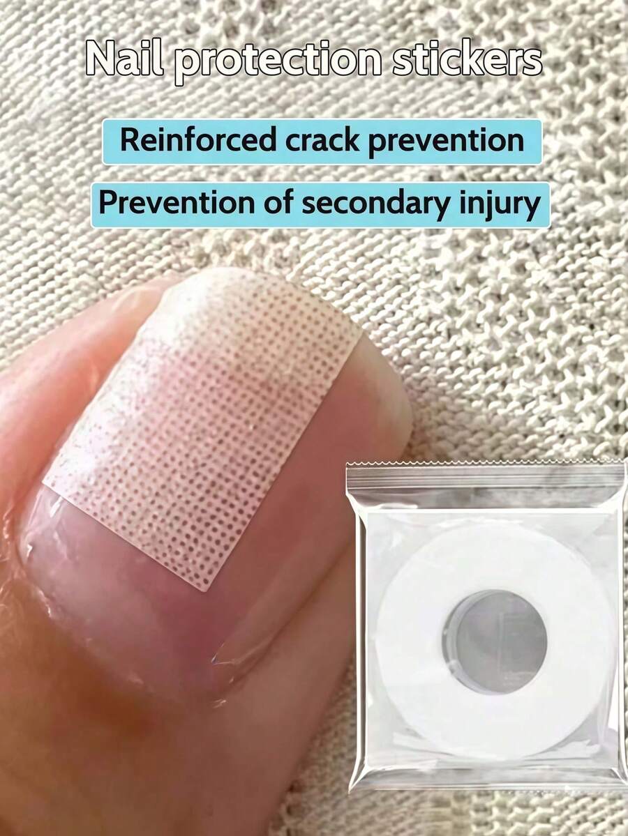 Nail Guard Sticker, Nail Guard, Tearable Breathable Wound Protection Patch, Nail Protection Tool - Clear - View 1
