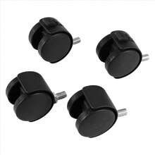 Set Of 4 Screw In Caster Wheels - 2 With Lock Function - View 2