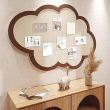 1 Papan Dekoratif Awan Ukuran Besar, Papan Pajangan Foto Serbaguna, Papan Pesan Kantor dan Rumah, Papan Latar Belakang Dinding Tanpa Pengeboran, Papan Pesan Serbaguna, Cocok untuk Rumah, Belajar, Kerja, Kantor, dll. - 1PC - View 8