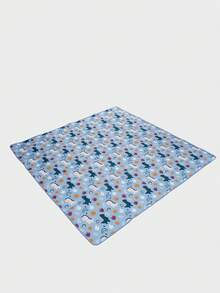 1PCE Baby Splat Mat ,Washable Portable Picnic Mat And Table Cloth,For Under High Chair/Arts/Crafts - Multicolor - View 4