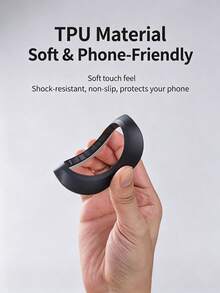 TPU Non Slip Wireless Charger Holder Ring, Adhesive Fixed Charging Base Stand, Anti Scratch Protective Silicone Pad, Universal Wireless Charger Bracket, Supports Horizontal & Vertical Phone Charging, Work With Phone Case On, Shockproof Stable Charging Mat For Desktop, Bedside Table, Office, Self-Adhesive Backing Included - Multicolor - View 6