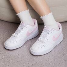 Nike New AF1 Air Force 1 Minimalist Versatile Wear-Resistant Women's Low-Top Casual Sneakers - White/Pink - View 5